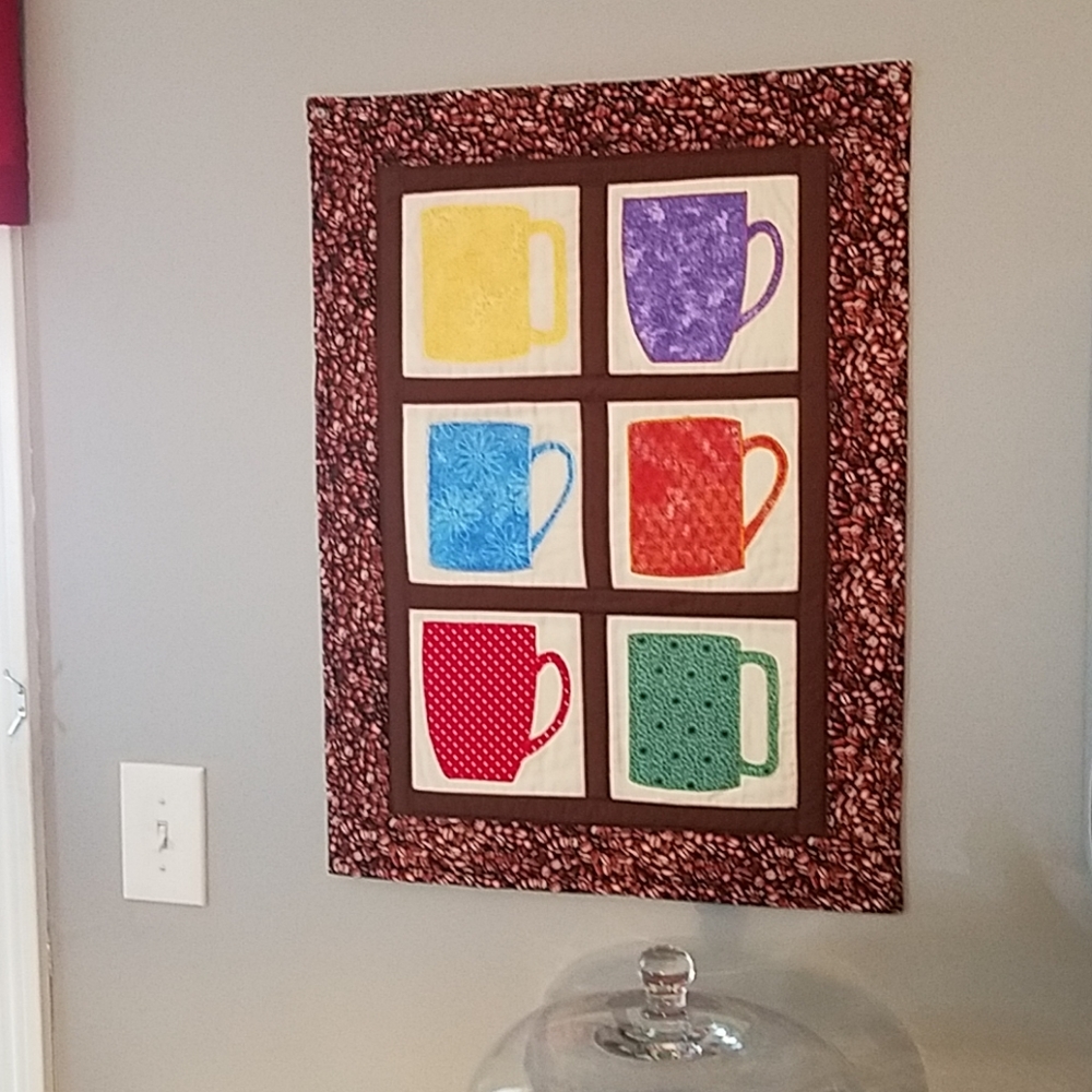 Wall hanging. Coffee time
